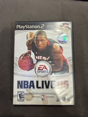 Sony PlayStation 2 NBA Live 06 - Black and Red Cover
